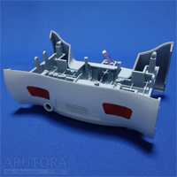 週刊ロビクルをつくるブログ第12号、リアフレームにカウルパーツを取り付ける