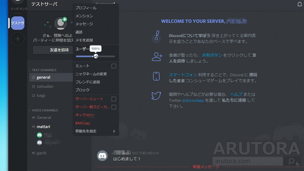 Discordの使い方と導入方法 Skypeとの違い サーバ内にチャンネルを複数作成できるので目的別で集まれる Arutora